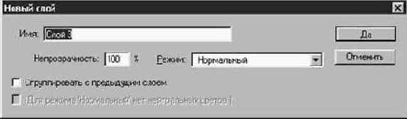 Создание и удаление слоев