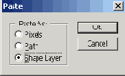   Photoshop   Edit > Paste
